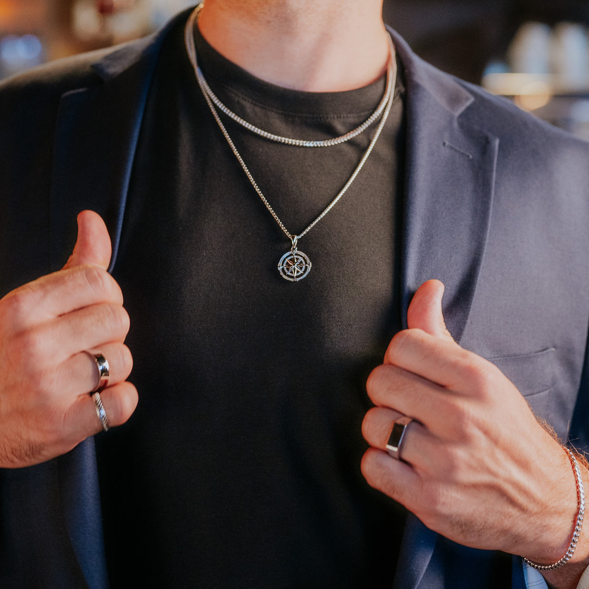 Polishing sterling silver jewelry