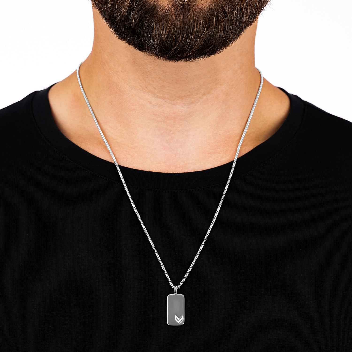 Pendentif Keays Tag Argent